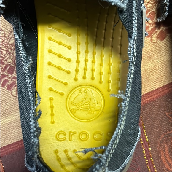 CROCS Black Loafers Slip-Ons - Picture 6 of 8